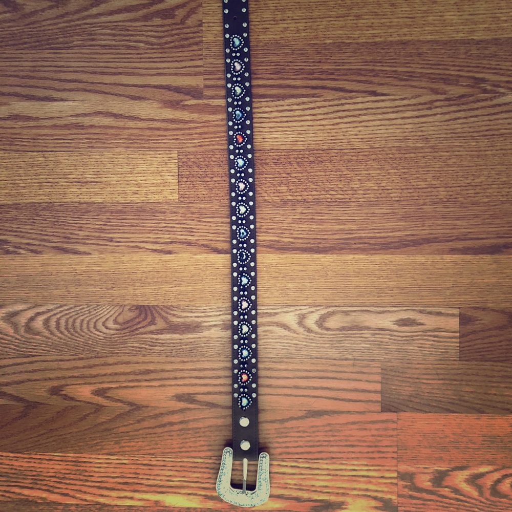 Atlas Equestrian Belt Rainbow Stones 24/XS